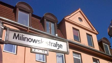 Die Milinowskistraße in Zehlendorf.