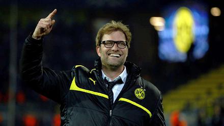 Dortmunds Trainer Klopp nach dem Sieg gegen Malaga.