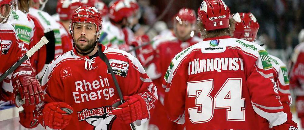 Das passt schon. Marco Sturm beim Torefeiern.