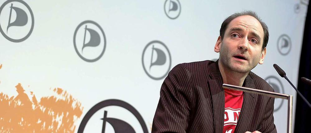 Umstritten: In Geschäftsführer Ponader sehen viele Piraten den Schuldigen am Niedergang der Piraten in den Umfragewerten.