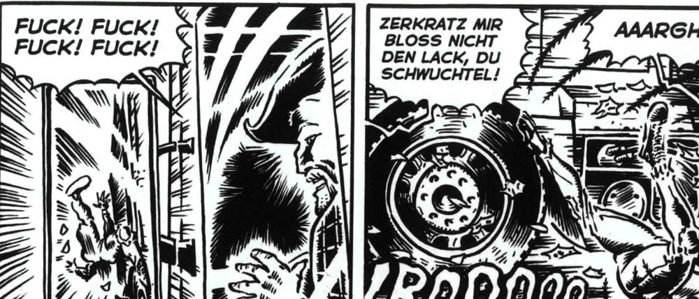 Abgründig: Eine Seite aus dem besprochenen Buch.