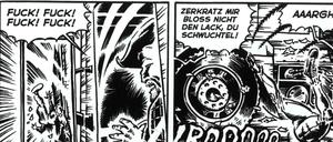 Abgründig: Eine Seite aus dem besprochenen Buch.