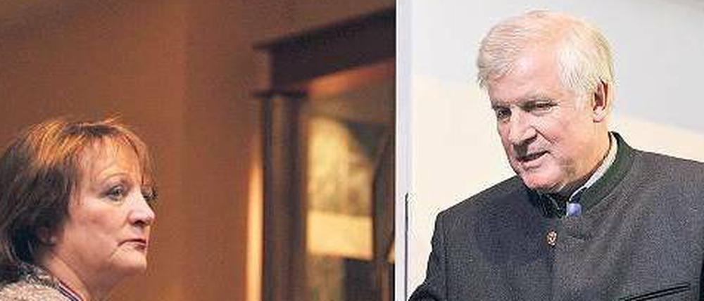 Erst nach mehreren Krisensitzungen konnten sich Bayerns Ministerpräsident Horst Seehofer (CSU) und die FDP-Landeschefin Sabine Leutheusser-Schnarrenberger auf einen Kompromiss beim Thema Studiengebühren verständigen. 