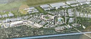 Visionen für einen Flugplatz: Hier könnte bald Studenten lernen.