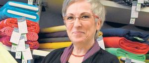 Maren Bartz führt Stoffe in allen Farben und Mustern.