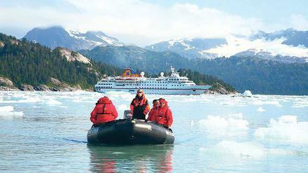 Ausflug in Alaska.