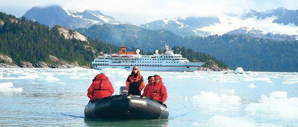 Ausflug in Alaska.