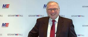 Im vergangenen Jahr gab Martin Kannegiesser die Führung des Arbeitgeberverbands Gesamtmetall ab.