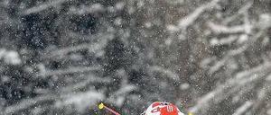 Ein Läufer fährt im Walde. Björn Kircheisen war in der Loipe die gesamte Zeit auf sich gestellt und konnte keinen Platz mehr gut machen. Foto: dpa