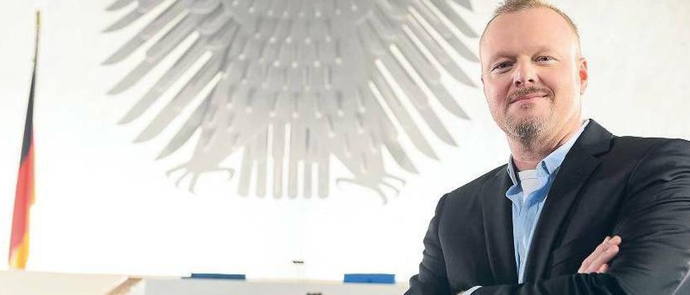Verbindet Politik und Show: Stefan Raab hat auf ProSieben bereits mehrere Politikformate moderiert. Trotzdem lehnt ihn Steinbrück als Fragesteller im Duell ab. Foto: ProSieben