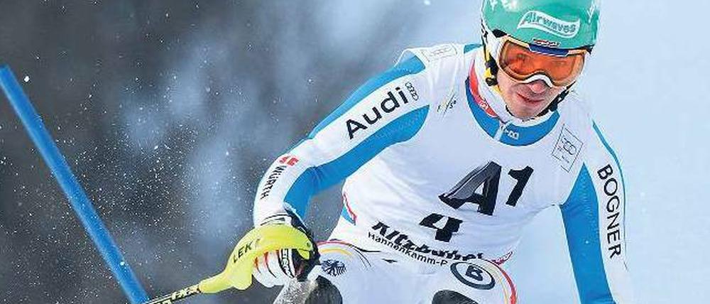 Felix Neureuther, 28, startet in Schladming in seine sechste Alpine Ski-WM. Im Weltcup konnte er bislang vier Slalom-Siege feiern.
