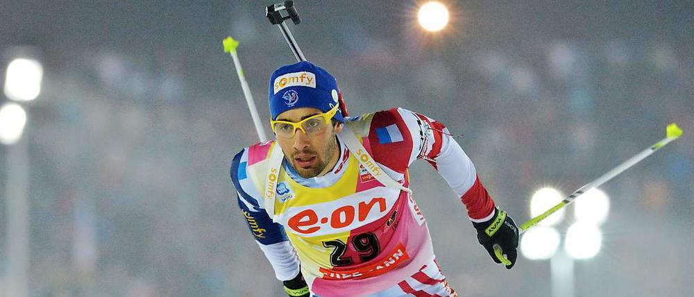 Der Franzose Martin Fourcade holte in Nove Mesto sein erstes WM-Gold.