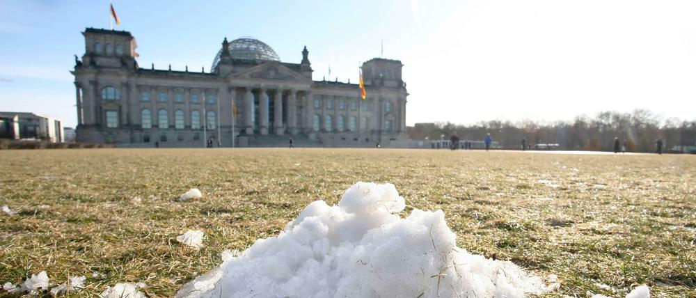 Der Schnee wird schmelzen - auch in Berlin.