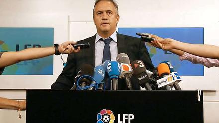 Unbequeme Fragen. Spaniens Liga-Präsident Astiazarán soll als Klubchef in San Sebastian Doping gebilligt haben. 