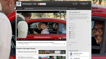 Der Volkswagen-Clip zum Super Bowl 2013 steht in der Kritik.