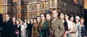 Alarmierter Adel. Viele Adelsfamilien schauen auf die Reform, um dramatische Erbfolgestreitigkeiten wie hier in der TV-Erfolgsserie „Downton Abbey“ zu vermeiden. Foto: laif