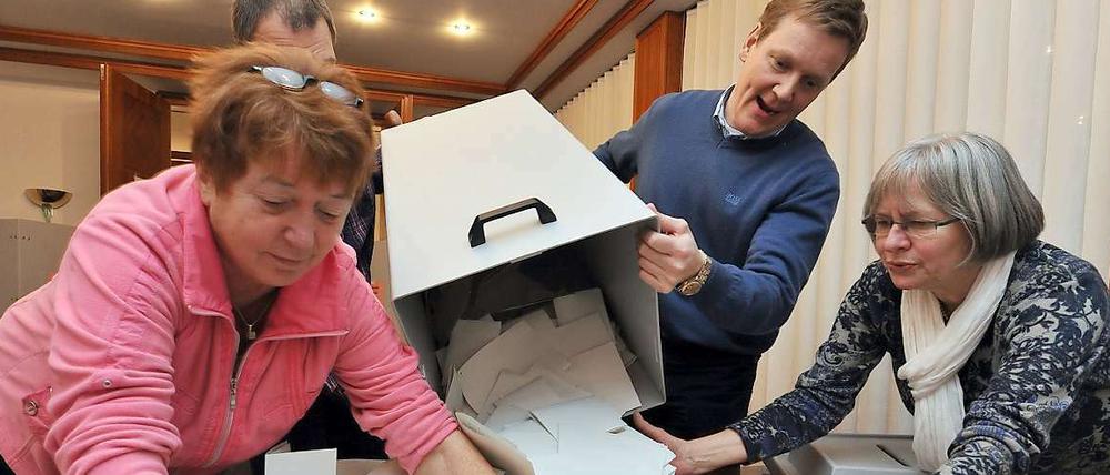 Konservativ wählten die Niedersachsen.