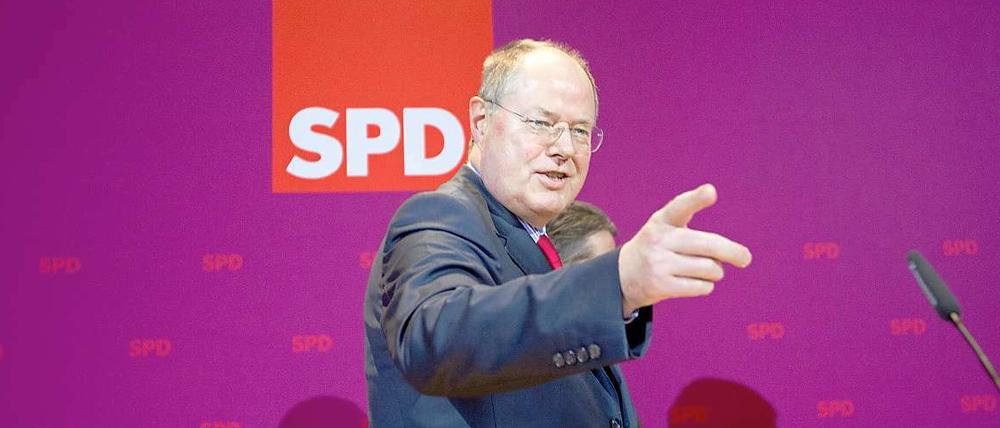 Peer Steinbrück war alles andere als ein Wahlhelfer.