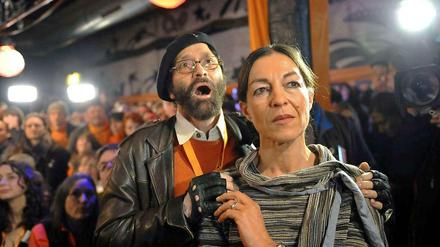 Meinhart Ramaswamy (im Bild mit seiner Ehefrau) war Spitzenkandidat der Piraten in Niedersachsen.