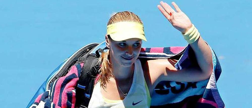 Bye, bye, Melbourne. Die Wahl-Berlinerin Sabine Lisicki schied in der ersten Runde aus.