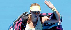 Bye, bye, Melbourne. Die Wahl-Berlinerin Sabine Lisicki schied in der ersten Runde aus.