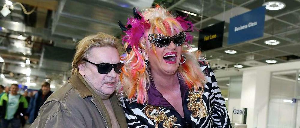 Dschungelkandidaten Olivia Jones und Helmut Berger