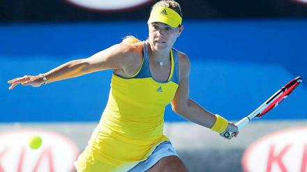 Unter Druck: Angelique Kerber wird am Freitag 25 Jahre alt. Sollte sie in Melbourne dann schon ausgeschieden sein, wäre das nicht nur für sie selbst eine große Enttäuschung.