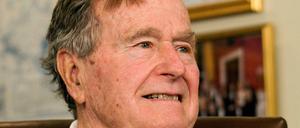 Der ehemalige US-Präsident George Bush sen. war am 23. Dezember in ein Houstoner Krankenhaus eingeliefert worden. Inzwischen geht es ihm schon wieder besser. 
