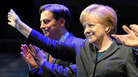 An der Spitzenkandidatin der Union, Angela Merkel, im Bund würde keiner eine Niederlage der CDU im Land festmachen. Schuld wäre da der Spitzenkandidat David McAllister.