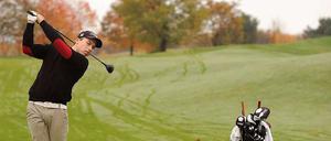 Voller Schwung. Marcel Ohorn wurde als erster Golfer der Region seit 35 Jahren in die Nationalmannschaft berufen. 