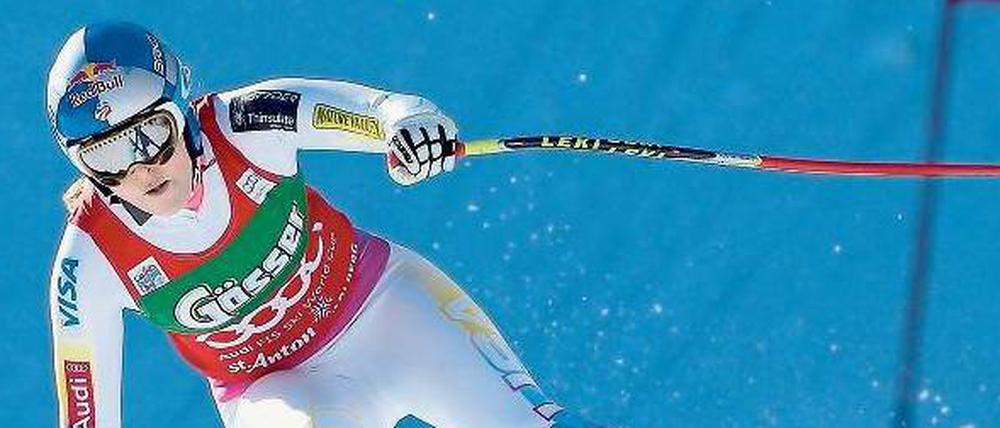 Noch nicht wieder richtig in Schwung. Lindsey Vonn fuhr am Wochenende in Österreich ihren eigenen Ansprüchen hinterher. In der Abfahrt wurde sie nur Sechste – so schlecht war sie seit vier Jahren nicht mehr. Immerhin Vierte wurde sie im Super-G. 