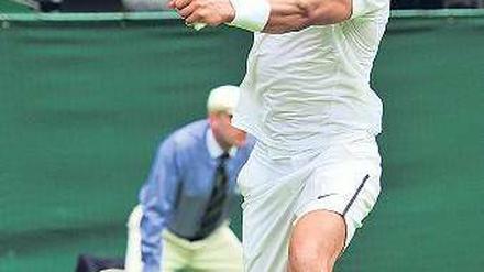 Langer Anlauf. In Wimbledon bestritt Rafael Nadal vor einem halben Jahr sein letztes Tennismatch. 