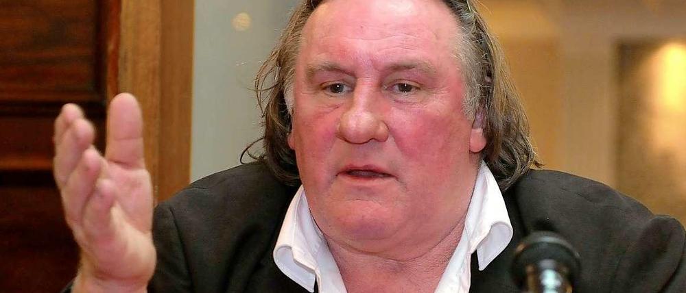 Der Schauspieler Gérard Depardieu ätzt gegen Russlands Opposition.