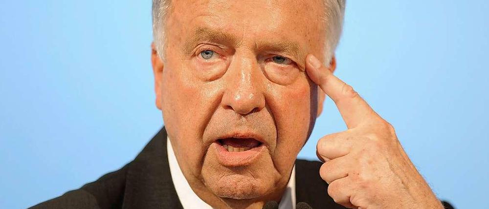 Kulturstaatsminister Bernd Neumann hatte die Debatte mit seiner überraschenden Zusage von zehn Millionen Euro für eine Umrüstung der Gemäldegalerie in Gang gesetzt, im Juni 2012.