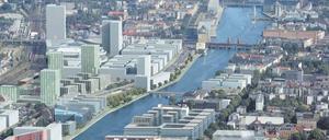 Hoch und eng sollte das Viertel um die Anschutz-Arena nach den alten Plänen werden. Nun kommt einiges mehrere Nummern kleiner.