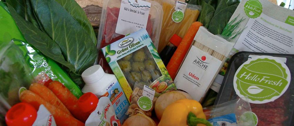 Kochen auf Kommando. In der Box von Hello Fresh kommen die Lebensmittel mit Rezept.