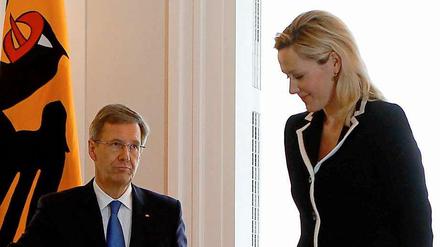Sie geht fortan ihre eigenen Weg. Bettina Wulff.