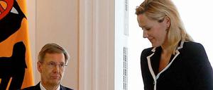 Sie geht fortan ihre eigenen Weg. Bettina Wulff.