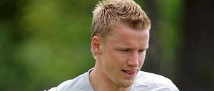 Wieder hungrig. Maik Franz freut sich, dass er ins Mannschaftstraining zurückkehren darf. 