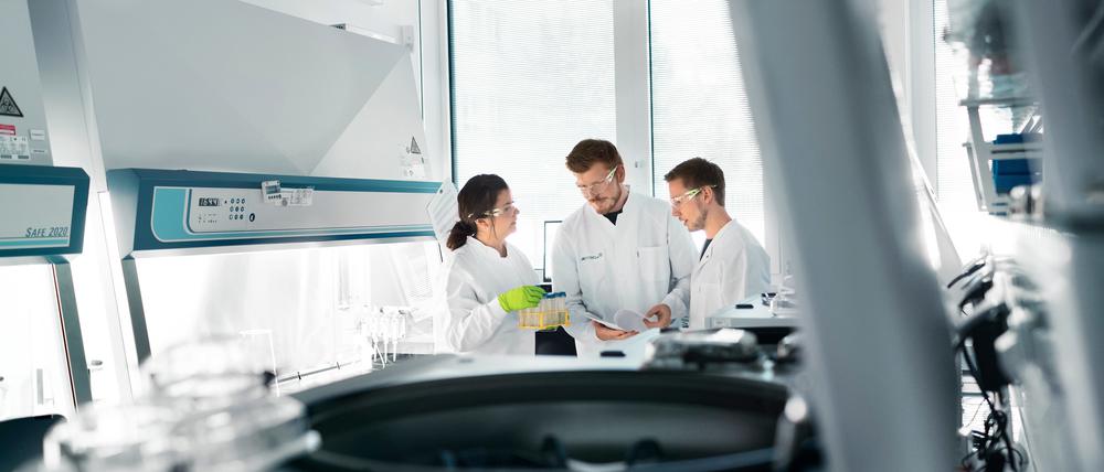Hoffnungsträger. Das Mainzer Unternehmen Biontech hat eine vielversprechende Studie zu seinem Impfstoffkandidaten vorgelegt.