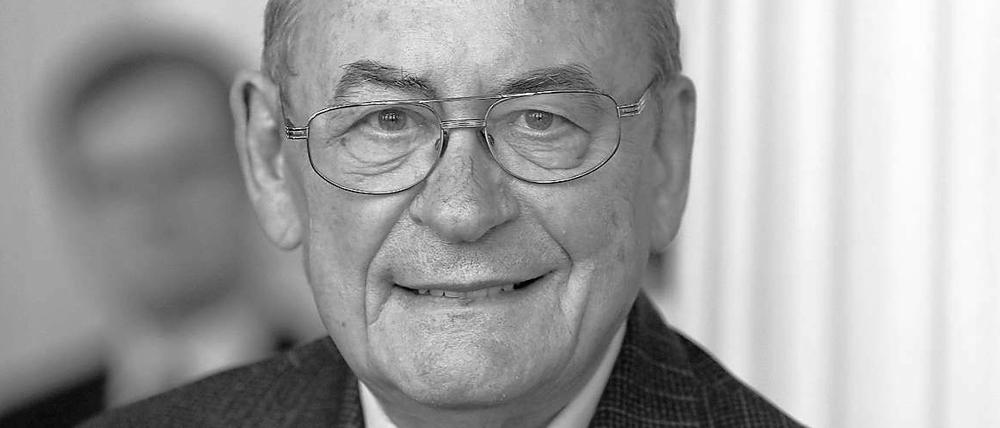 Klaus Schütz auf einer Aufnahme aus dem Jahr 2008.