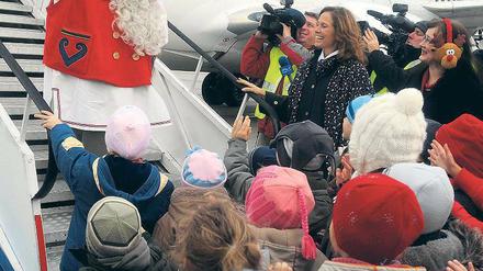 Archivbild. Am BER kann derzeit nicht einmal der Weihnachtsmann landen.