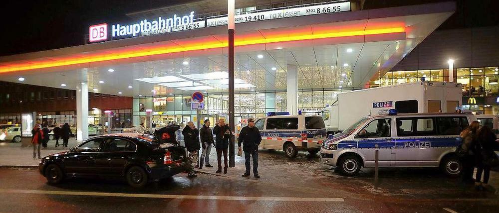 Der Hauptbahnhof von Essen war am Mittwochabend gesperrt, Grund war eine herrenlose Tasche.