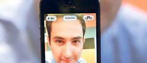 Unbekümmert. Instagram-Chef Kevin Systrom zeigt sein Foto. 