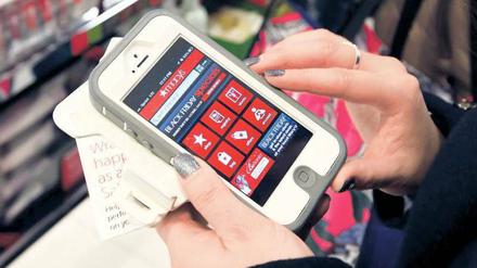 Ein Wisch. Bestellung per Smartphone.