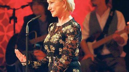 Thank you. Helen Mirren wurde am Sonnabend im Mediterranean Conference Centre von La Valletta für ihren „Beitrag zum Weltkino“ geehrt.