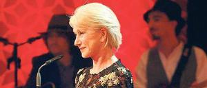Thank you. Helen Mirren wurde am Sonnabend im Mediterranean Conference Centre von La Valletta für ihren „Beitrag zum Weltkino“ geehrt.
