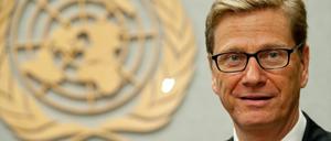 Außenminister Westerwelle (FDP) sieht Zweifel, ob eine Aufwertung der Palästinenser in der Uno dem Friedensprozess dienlich wäre.