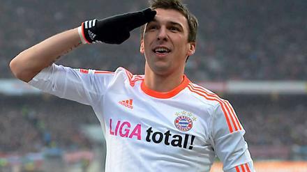 Mario Mandzukic muss künftig besser aufpassen, wie er jubelt.