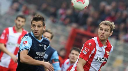 Duell ohne Sieger. Union Berlin und 1860 München trennen sich mit einem 2:2- Unentschieden.